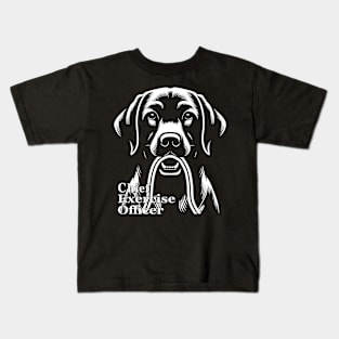 Chief Exercise Officer Kids T-Shirt